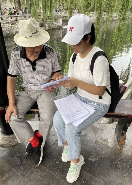 花生满路社会实践问卷发放无畏出发满载而归